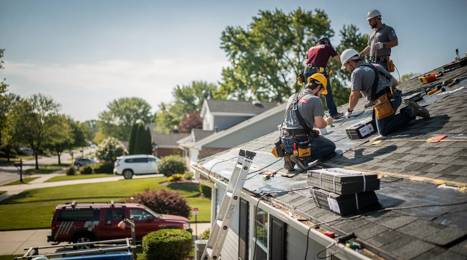 Roof Repair in Sainte Marie, IL around you